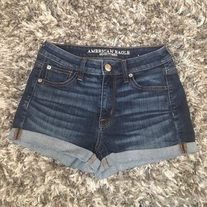 American Eagle Blue Jean Shorts